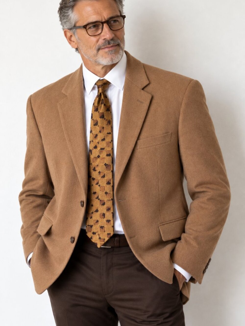 Luxe! Tasso Elba 100% Camel Hair Men's Sport Coat